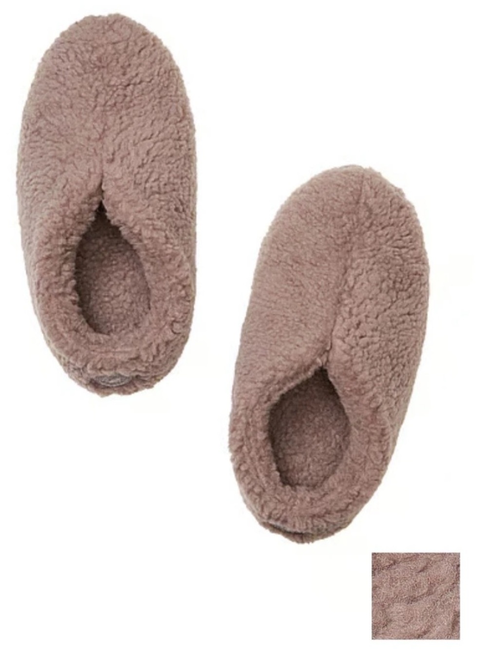Pink Victoria’s Secret Sherpa Slippers Women’s Size Large NEW